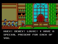 une photo d'Ã©cran de The Lucky Dime Caper Starring Donald Duck sur Sega Master System